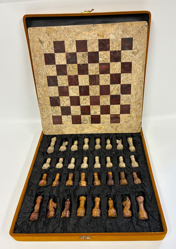 Chess set onyx marble - chess, stone