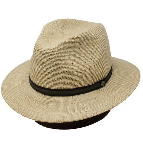 Borsalino crochet raffia - crochet,