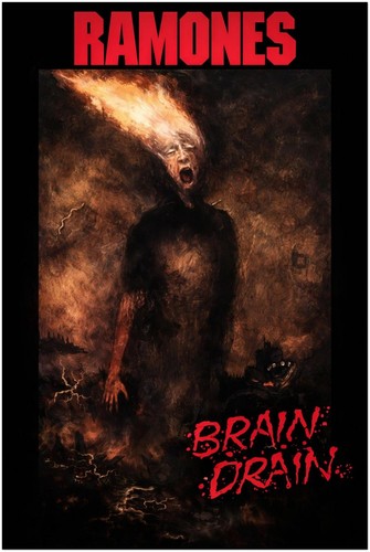Ramones poster brain drain - poster,