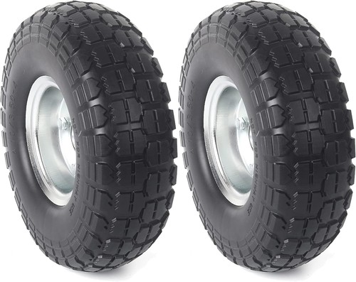 Solid rubber tire - (2-pack),