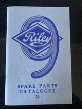 Riley 9   Spare Parts