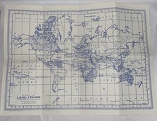 Vintage World Map With British