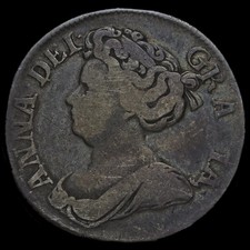 1711 Queen Anne Early Milled