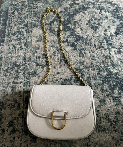 Mango white pebbled faux - pebbled,