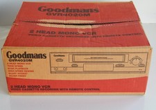 Boxed Goodmans GVR4020M VCR