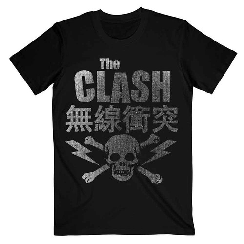 Black the clash skull - black, &