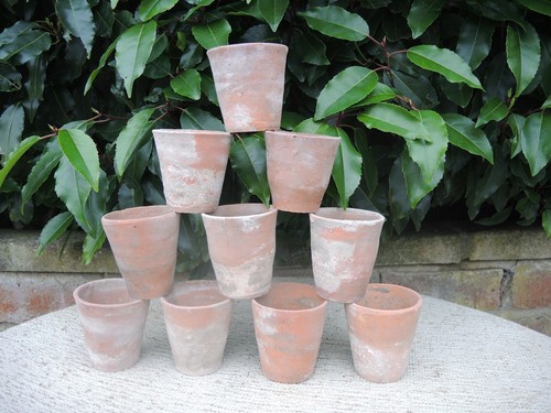 Old vintage hand thrown - hand,