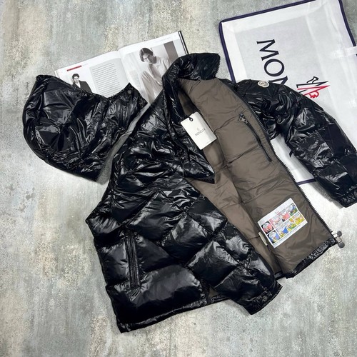 Moncler maya black glossy - moncler,