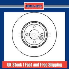 2x Brake Discs Vented For Mini