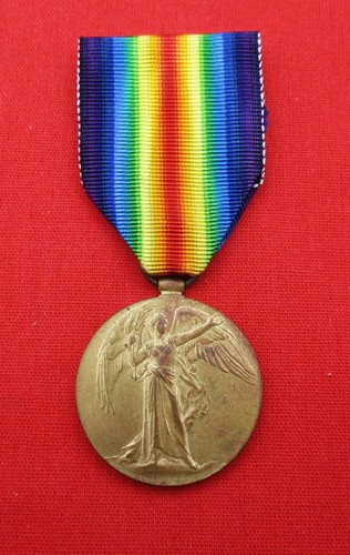 Ww1 victory medal - medal, ribbon