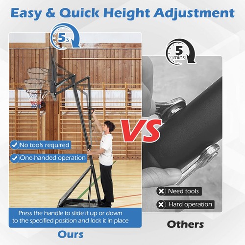 Adjustable basketball goal - basketball,