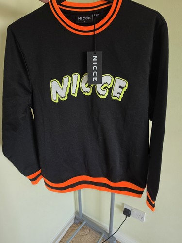 Nicce men black orange - men's, black/orange