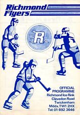 1983 ICE HOCKEY RICHMOND FLYERS LONDON v CROWTREE CHIEFS SUNDERLAND TWICKENHAM