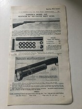 1930 print from parkers arms and accessories - silencer for .410 guage shot guns
