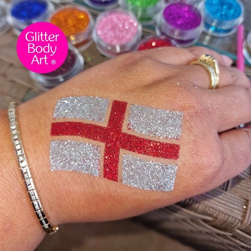 England flag glitter - ,