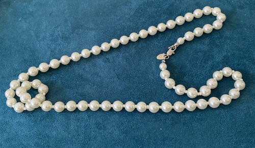 Vintage faux pearl marks - marks, and