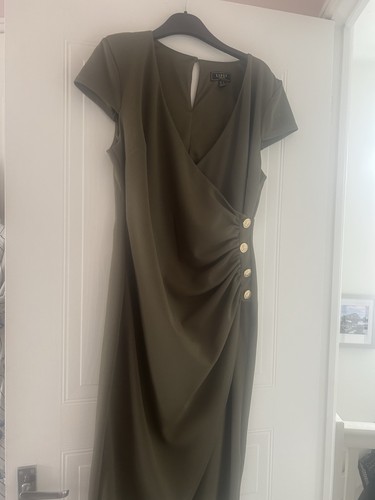 Lipsy london khaki dress - dress, size