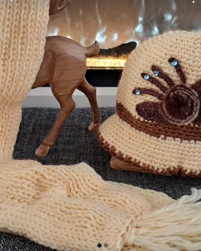 Women beige brown knit - women’s,