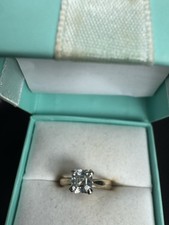 Vintage 9ct Gold Emerald Cut