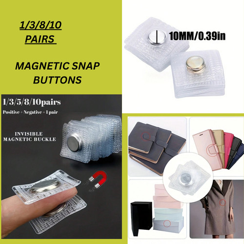 Invisible magnetic snap - invisible,