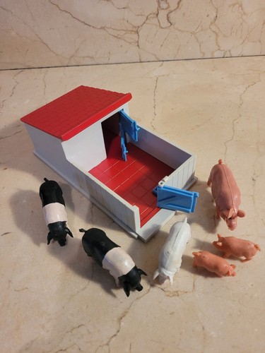 Vintage britain farm pigs - vintage,