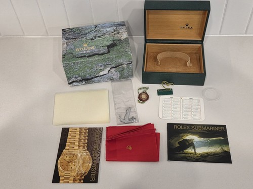 Vintage rolex watch box set - rolex,