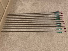 Easton XX75 approx 27 3/16” Aluminium Arrows x10 1816 