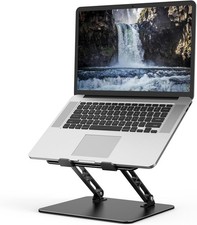 Adjustable Laptop Stand For Desk Metal Foldable Laptop Riser 10-15.6'' Holder