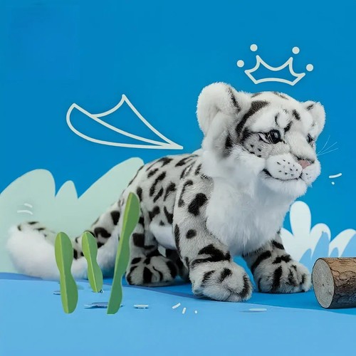 Snow leopard inch plush - 12,