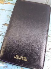 Vintage Magic Wallet Note Trick. Leather. British Made. VGC