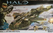 Mega Bloks Halo UNSC Pelican Dropship 96824 Rare Collectable New & Sealed