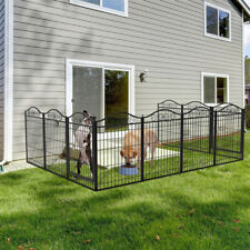 Large Pet Puppy Playpen Floor Standing Dog Cage House Heavy Duty Metal Cat Hutch