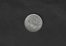 1938 CYPRUS 9 PIASTRES SILVER
