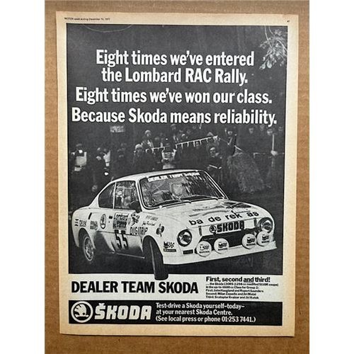 Skoda s110r coupe rally - s110r,