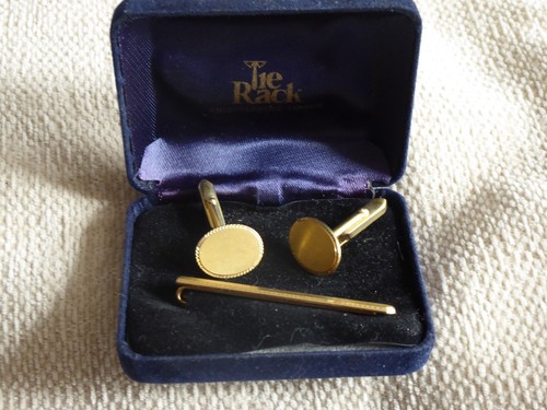 Vintage tie rack gold - vintage,