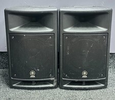 Pair of Yamaha Stagepas 300 Speakers with Mixer Amp Amplifier PA DJ Stage Deck