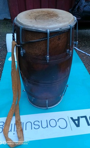 Handmade wood dholak - , dholak/drum