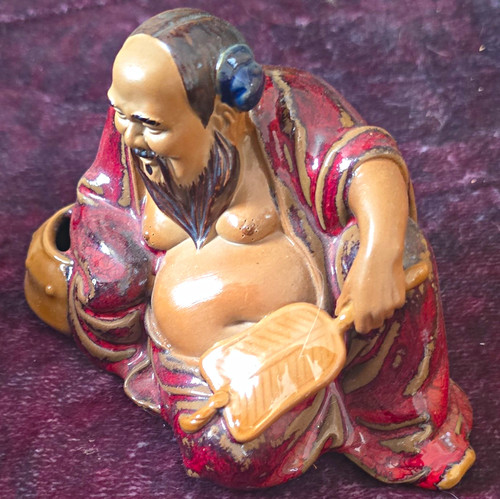 Oriental art pottery glazed - pottery,