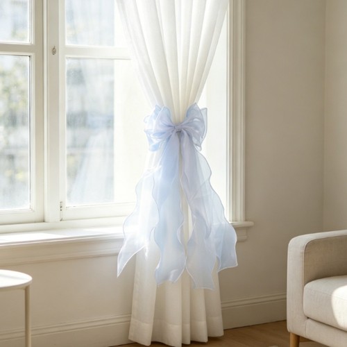 50x20cm polyester curtain bow - 50x20cm,