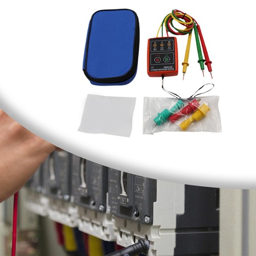 Three phase sequence meter - three,