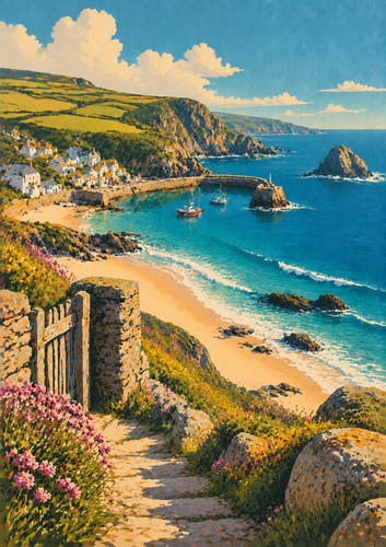 208 cornwall vintage travel - 208.,