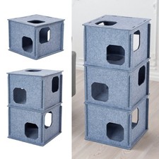Stackable Felt Cat Tunnel