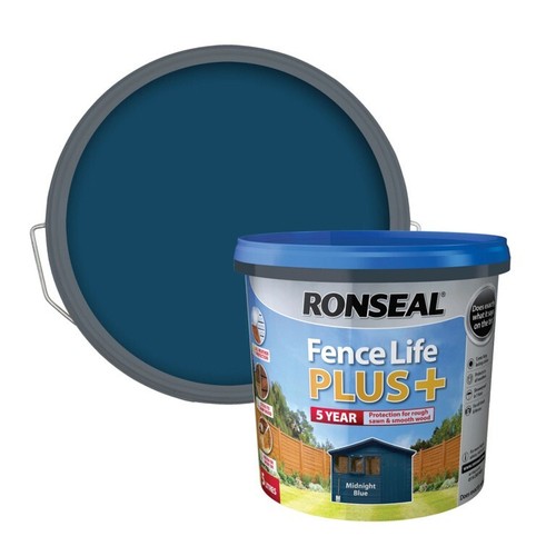 Ronseal midnight blue fence - blue,