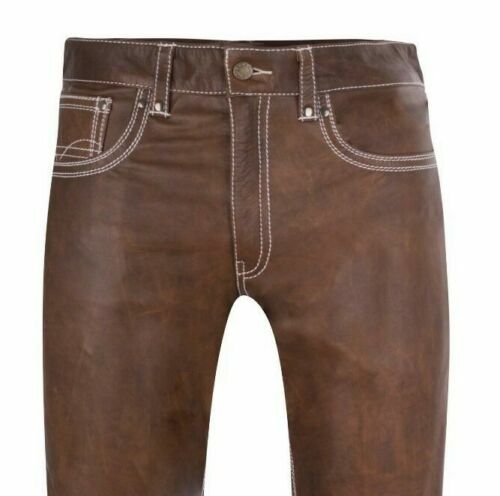 Men brown genuine - brown,