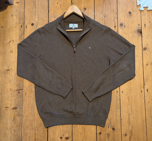 Magee 186 carn zip jumper - carn,