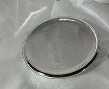 Antique Mercury Glass 7.5" Reflector For Kerosene Oil Hanging Oil Bracket Lamp