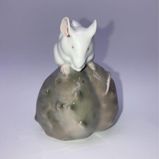 Royal Copenhagen Mouse on a