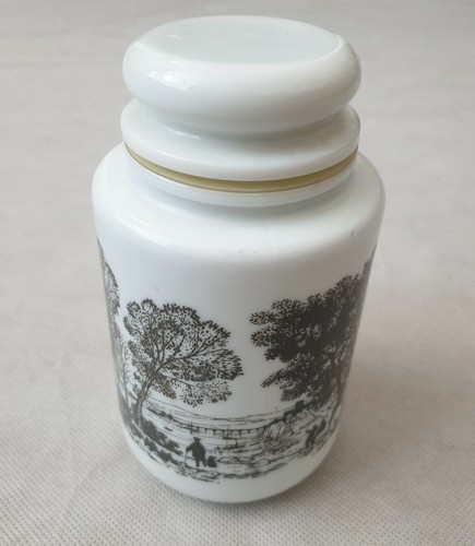 Vintage mid century white - white, milk