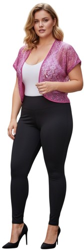 Cerise glitzy sequin lace - cerise,