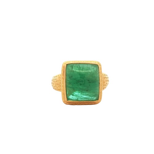 Cabochon emerald karat - cabochon,